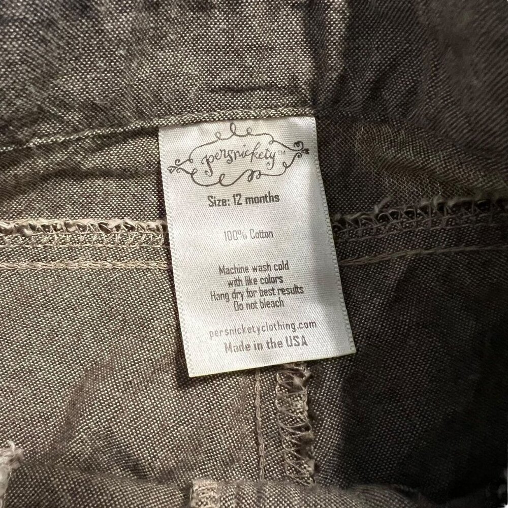Persnickety 12m Brown Lace Detail Pants - Picture 4 of 4